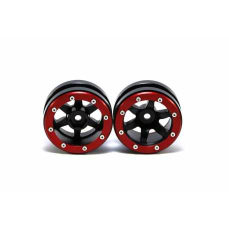 Beadlock Wheels PT- Claw Black/Black 1.9 (2 pcs)