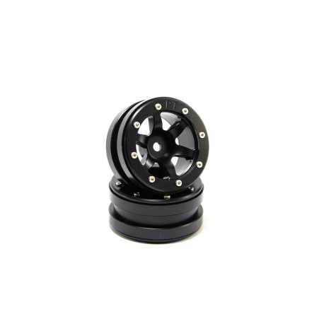 Beadlock Wheels PT- Claw Black/Black 1.9 (2 pcs)