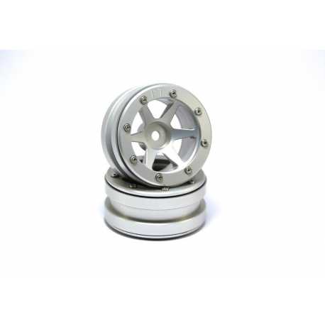 Beadlock Wheels PT- Claw Black/Black 1.9 (2 pcs)