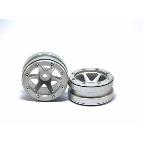 Beadlock Wheels PT- Claw Black/Black 1.9 (2 pcs)