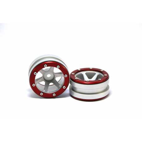 Beadlock Wheels PT- Claw Black/Black 1.9 (2 pcs)