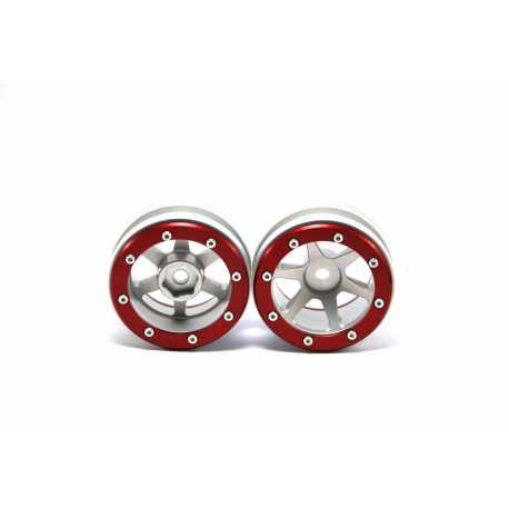 Beadlock Wheels PT- Claw Black/Black 1.9 (2 pcs)