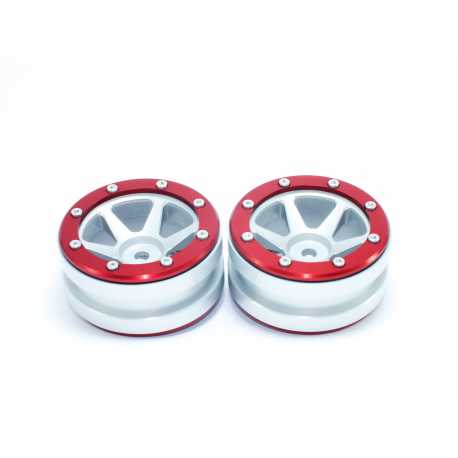 Beadlock Wheels PT- Claw Black/Black 1.9 (2 pcs)