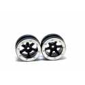 Beadlock Wheels PT- Claw Black/Black 1.9 (2 pcs)