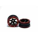 Beadlock Wheels PT- Claw Black/Black 1.9 (2 pcs)