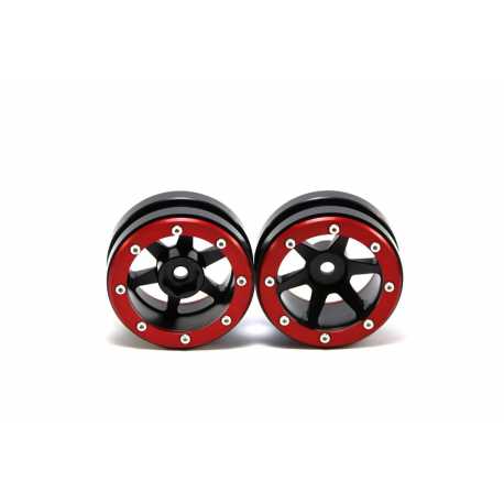 Beadlock Wheels PT- Claw Black/Black 1.9 (2 pcs)