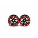 Beadlock Wheels PT- Claw Black/Black 1.9 (2 pcs)