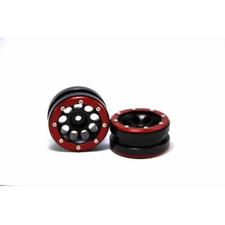 Beadlock Wheels PT- Claw Black/Black 1.9 (2 pcs)