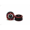 Beadlock Wheels PT- Claw Black/Black 1.9 (2 pcs)