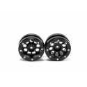 Beadlock Wheels PT- Claw Black/Black 1.9 (2 pcs)