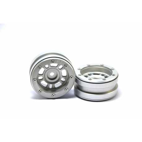 Beadlock Wheels PT- Claw Black/Black 1.9 (2 pcs)