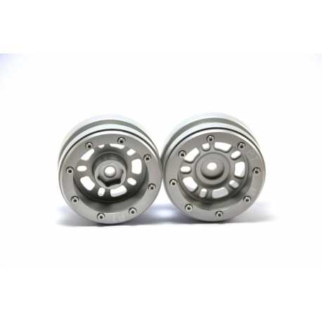 Beadlock Wheels PT- Claw Black/Black 1.9 (2 pcs)