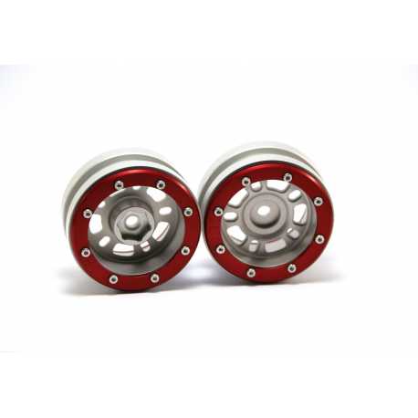 Beadlock Wheels PT- Claw Black/Black 1.9 (2 pcs)