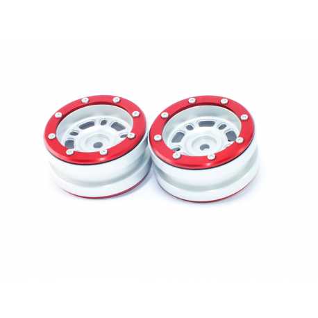 Beadlock Wheels PT- Claw Black/Black 1.9 (2 pcs)
