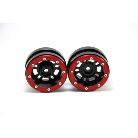Beadlock Wheels PT- Claw Black/Black 1.9 (2 pcs)