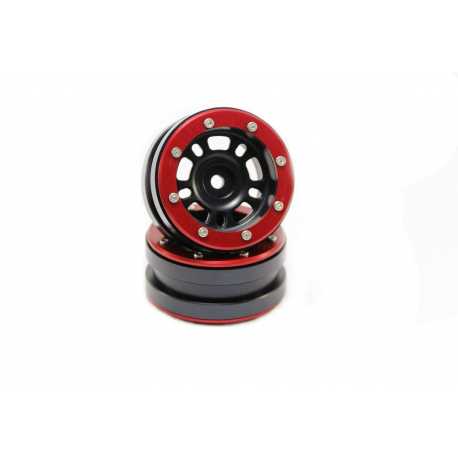Beadlock Wheels PT- Claw Black/Black 1.9 (2 pcs)