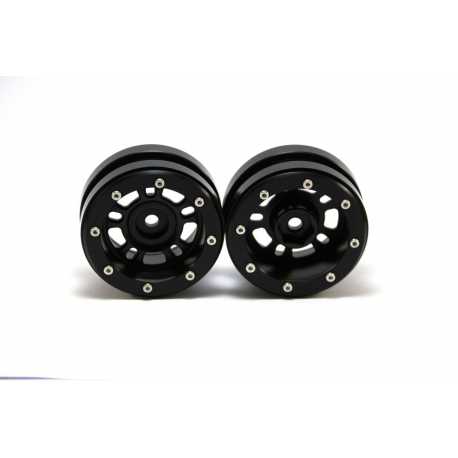 Beadlock Wheels PT- Claw Black/Black 1.9 (2 pcs)