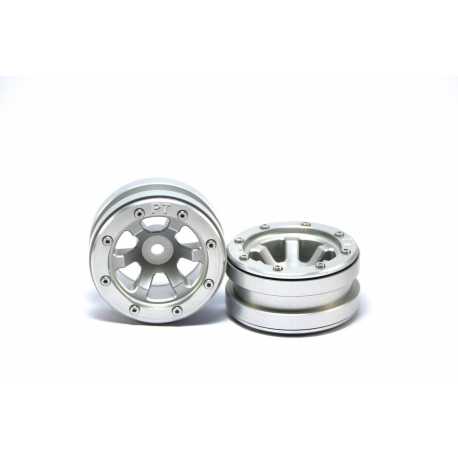 Beadlock Wheels PT- Claw Black/Black 1.9 (2 pcs)