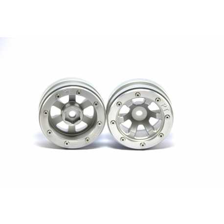 Beadlock Wheels PT- Claw Black/Black 1.9 (2 pcs)