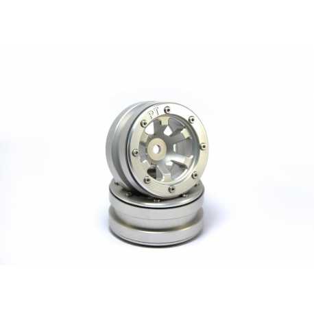 Beadlock Wheels PT- Claw Black/Black 1.9 (2 pcs)