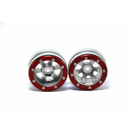 Beadlock Wheels PT- Claw Black/Black 1.9 (2 pcs)