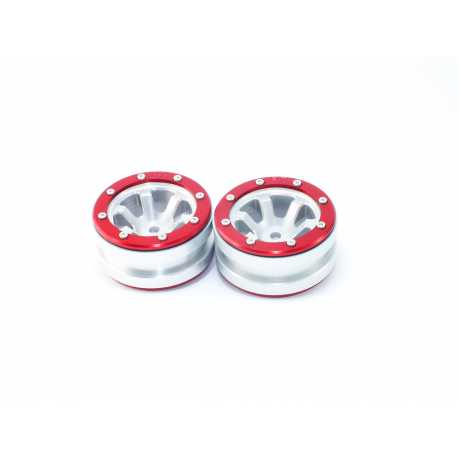 Beadlock Wheels PT- Claw Black/Black 1.9 (2 pcs)
