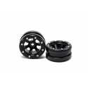 Beadlock Wheels PT- Claw Black/Black 1.9 (2 pcs)