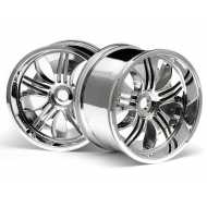 TREMOR WHEEL CHROME (115x70mm 7inch/2pcs)