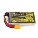 Tattu R-Line Versión 3.0 1300mAh 14.8V 120C 4S1P Batería Lipo con enchufe XT60