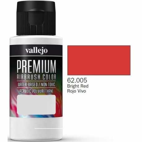 Pintura Vallejo Premium Rojo Vivo 60ml