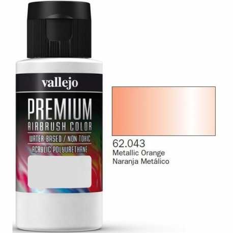 Pinturas Vallejo Premium Naranja Metálico 60ml
