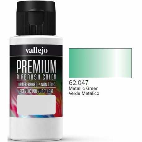 Pintura Vallejo Premium Verde Metálico 60ml