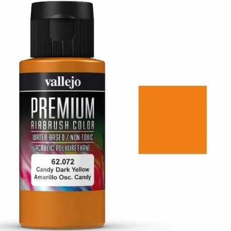 Pintura Vallejo Premium Amarillo Oscuro Candy 60ml