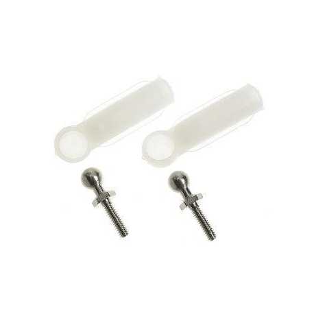G-Force RC - Nylon Ball Link - M3 - M3 Short Ball - 2 pcs