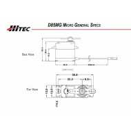 SERVO D85MG 4.3K-0.13SEG. 6V 2