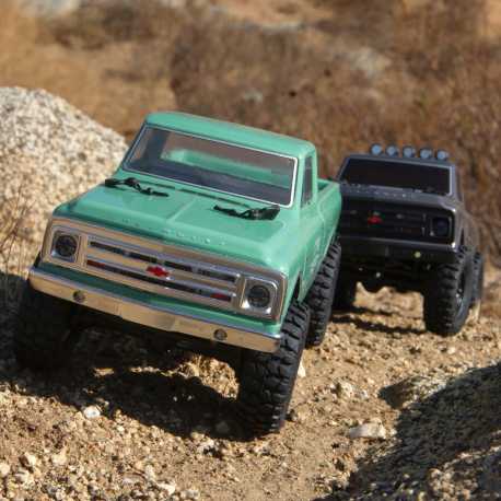 1/24 SCX24 1967 Chevrolet C10 4WD Truck Brushed RTR, Green