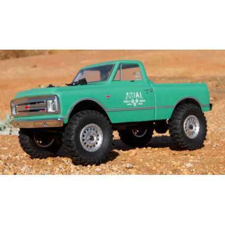 1/24 SCX24 1967 Chevrolet C10 4WD Truck Brushed RTR, Green