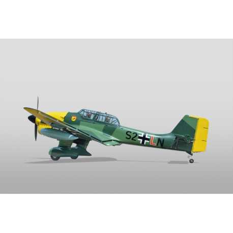 STUKA Ju87 GP/EP SCALE 1:7 Size 1.20/20cc ARF