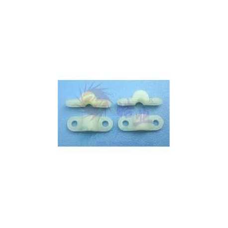 Soporte tren principal 4,7mm nylon L20 x W7 x H6mm ( 4Und )