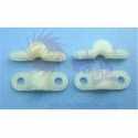 Soporte tren principal 4,7mm nylon L20 x W7 x H6mm ( 4Und )