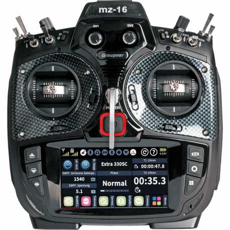 GRAUPNER MZ-16 HOTT 16-CHANNEL REMOTE CONTROL