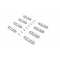 Servo mounting plates 10+11mm, LOGO 700/800