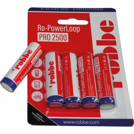 Bateria AA 2500mAh 1.2V en blister