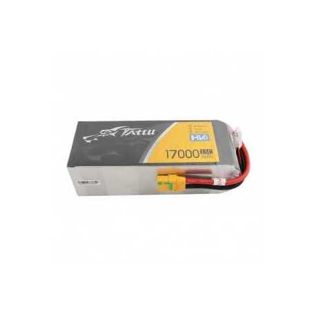 Tattu 17000mAh 22.8V 15C 6S1P Lipo Battery with XT90-S(anti-spark) Plug