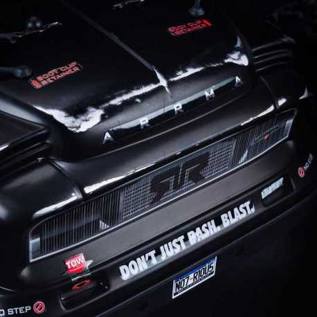 1/8 NOTORIOUS 6S V5 4WD BLX Stunt Truck with Spektrum Firma RTR, Black