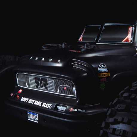 1/8 NOTORIOUS 6S V5 4WD BLX Stunt Truck with Spektrum Firma RTR, Black
