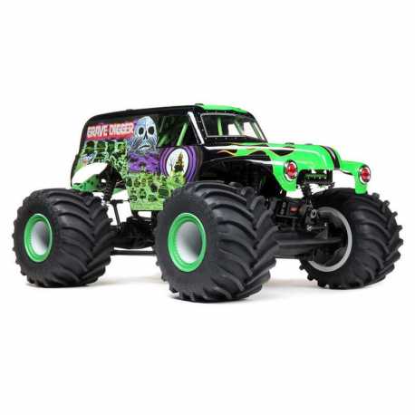 LMT 4WD Solid Axle Monster Truck RTR, Grave Digger Verde