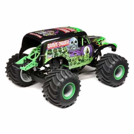 LMT 4WD Solid Axle Monster Truck RTR, Grave Digger Verde