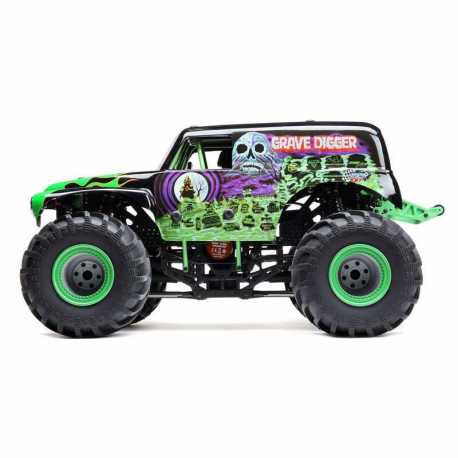 LMT 4WD Solid Axle Monster Truck RTR, Grave Digger Verde