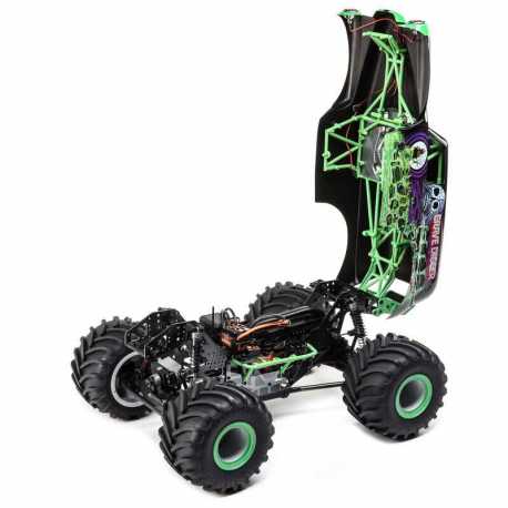 LMT 4WD Solid Axle Monster Truck RTR, Grave Digger Verde